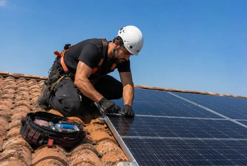 Maintenance et monitoring de panneaux solaires au Pian-sur-Garonne
