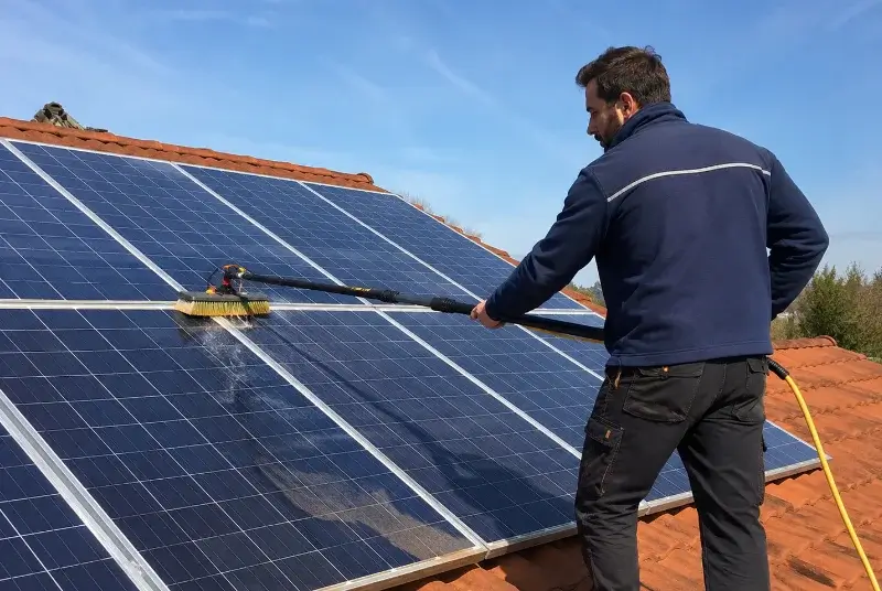 Nettoyage et entretien de panneaux solaires au Pian-sur-Garonne
